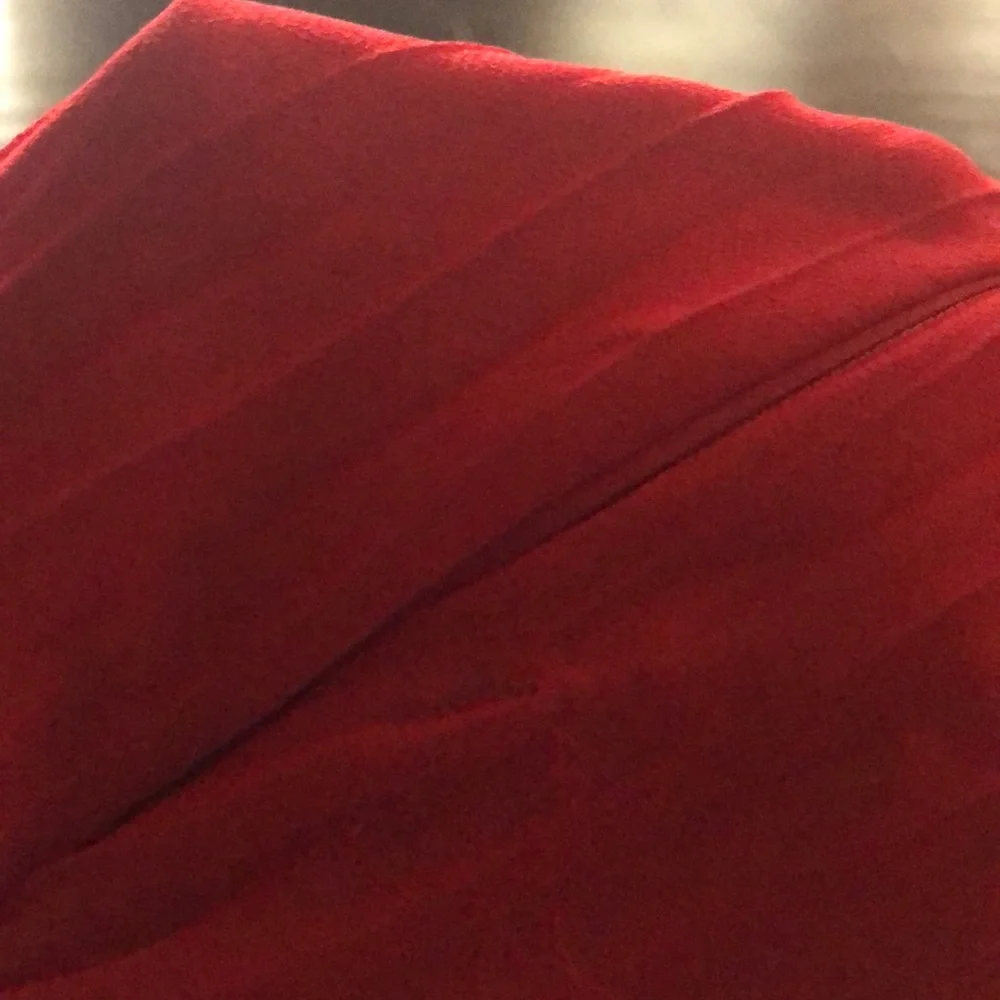 Foxiedox Red Nealea Pleated Sheath Dress Size XL - Picture 7 of 13